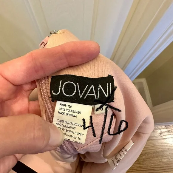 Jovani Metallic Pink Formal Dress - Picture 4 of 5